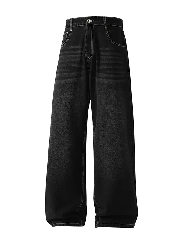 3-pack men’s cotton wide-leg jeans