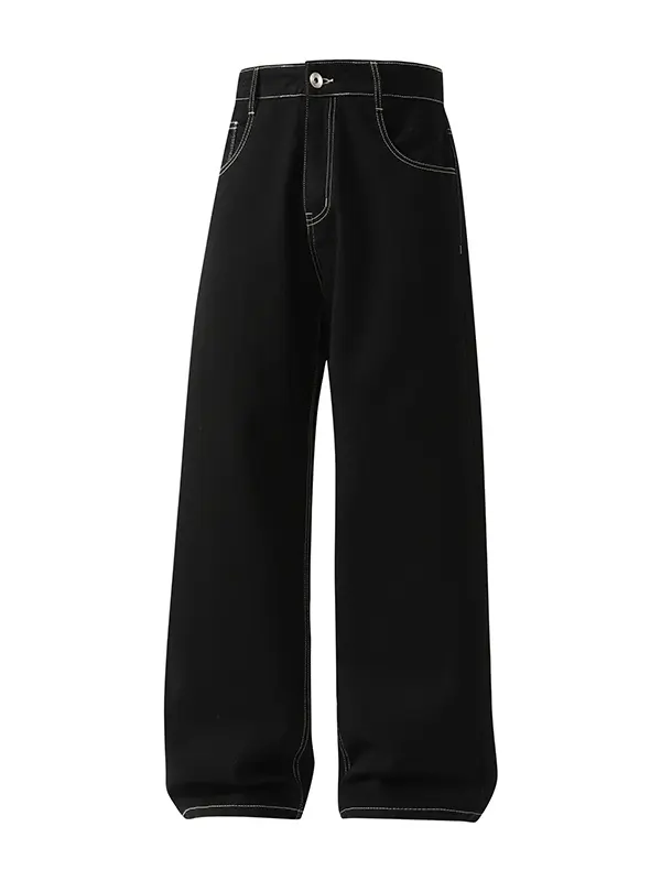 3-pack men’s cotton wide-leg jeans