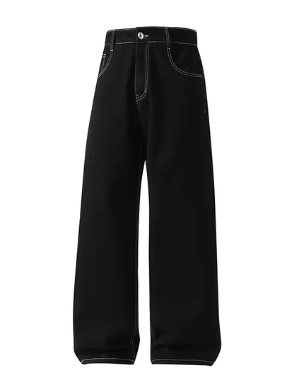 3-pack men’s cotton wide-leg jeans