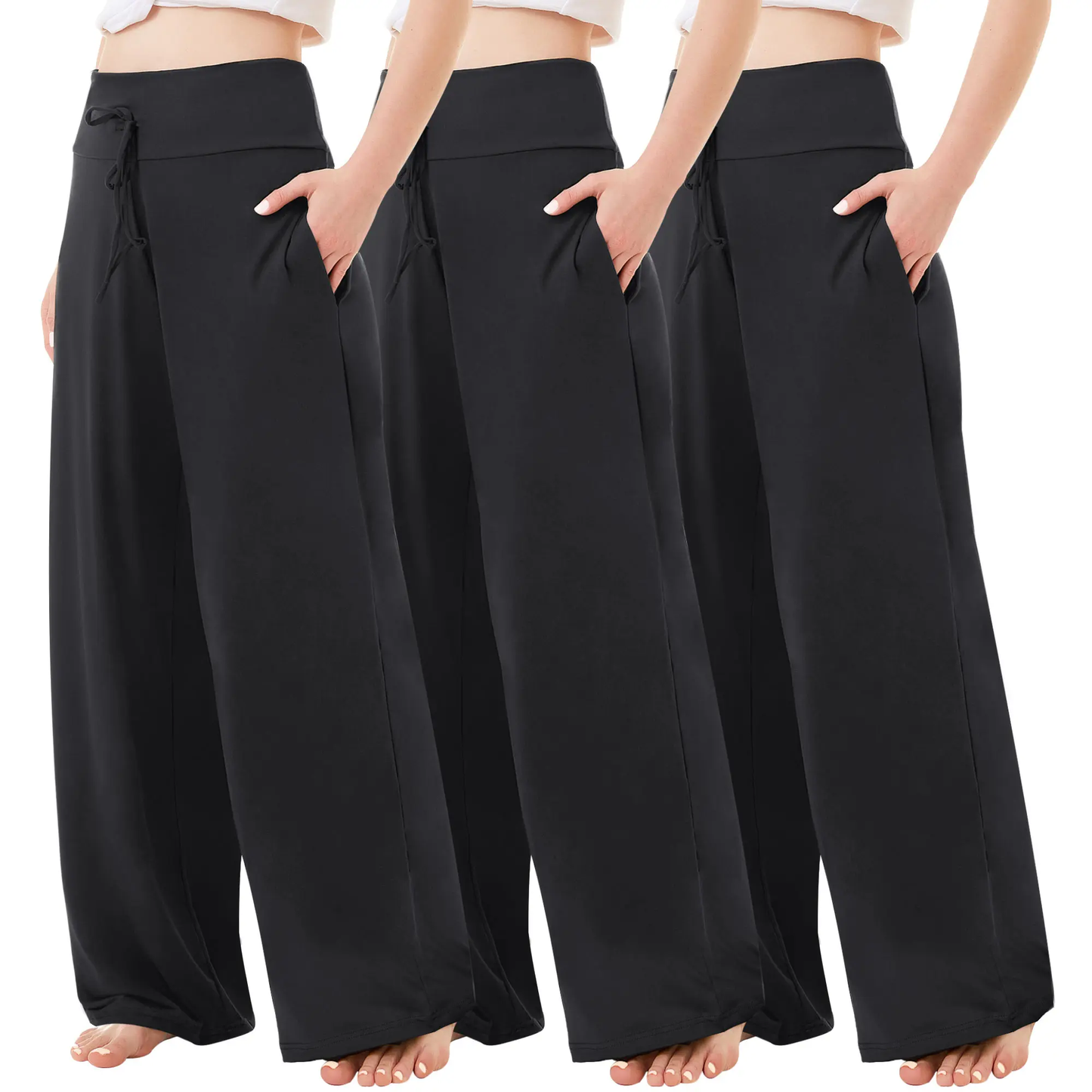Women's Wide Leg Pants with Pockets
