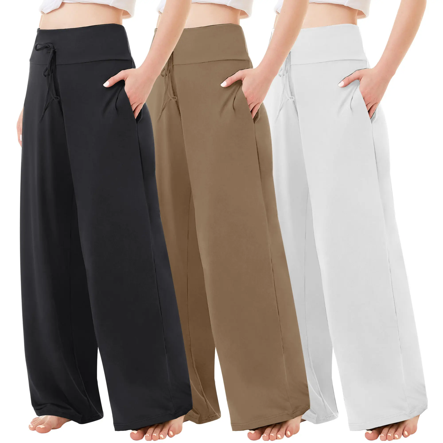 Women's Wide Leg Pants with Pockets