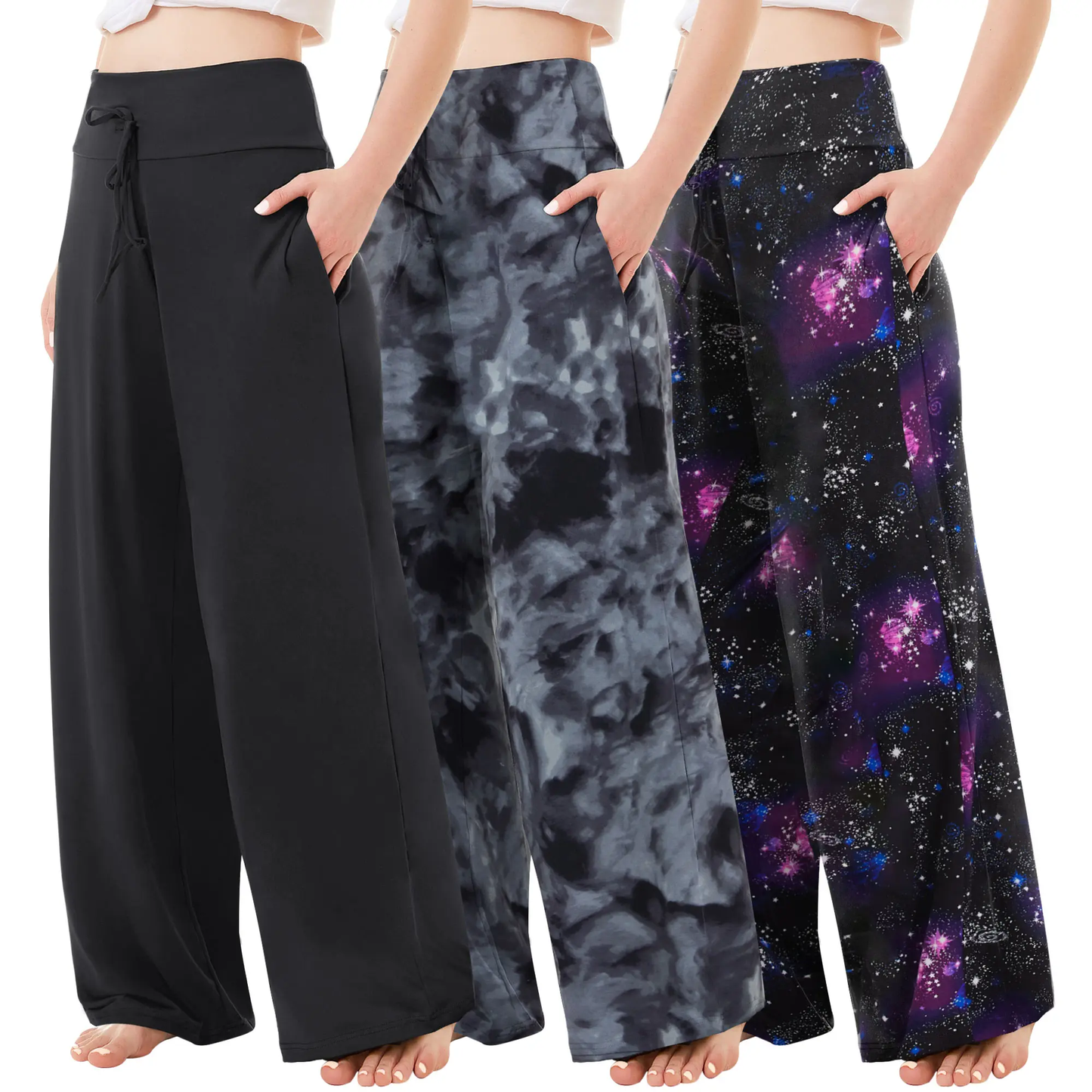 Women's Wide Leg Pants with Pockets