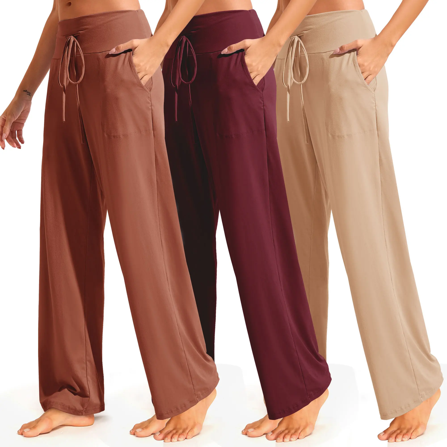 Women's Wide Leg Pants with Pockets