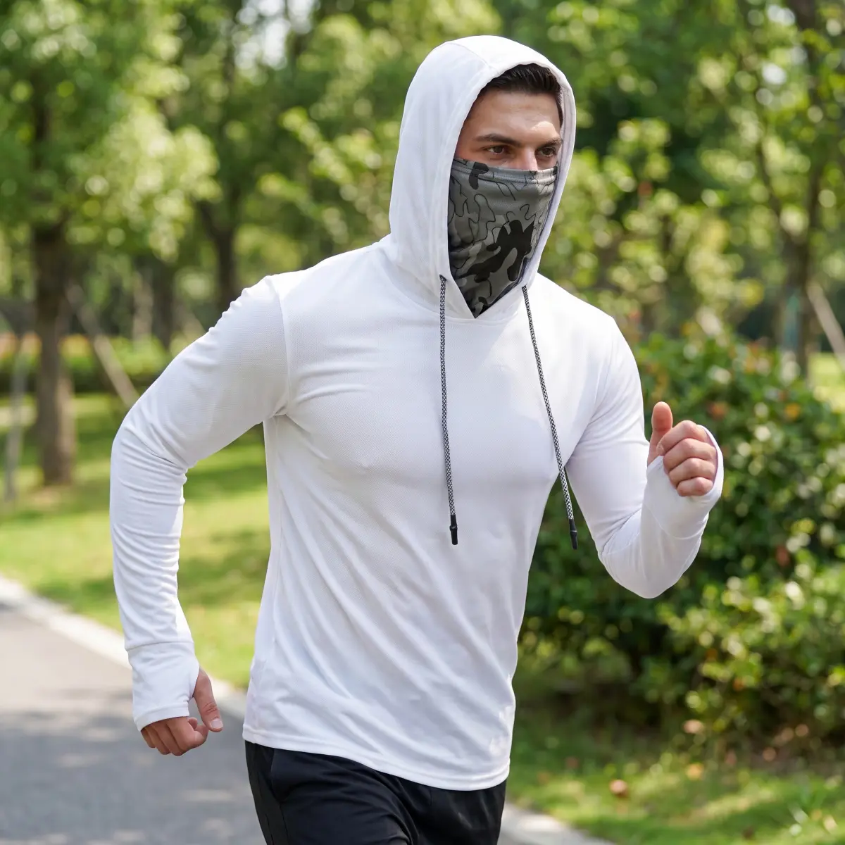 5-Pack Men's UPF 50+ Sun Protection Hoodie