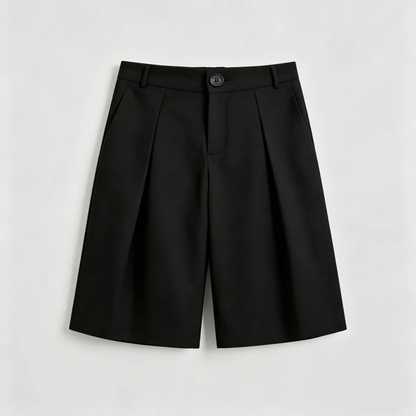 Men's Baggy Pleated Shorts Casual Summer Shorts