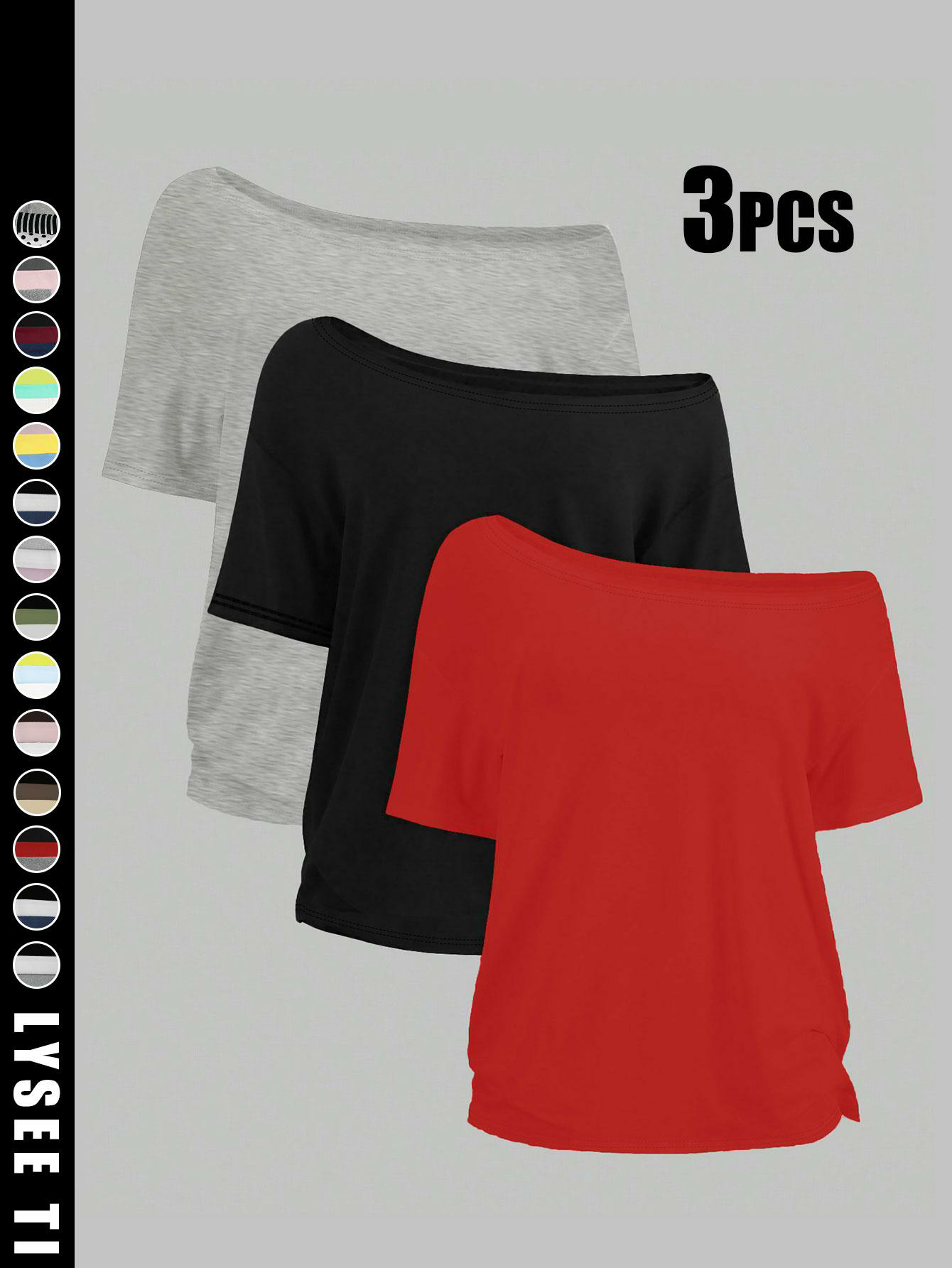 Women's Casual Loose Fit Basic T-Shirt
