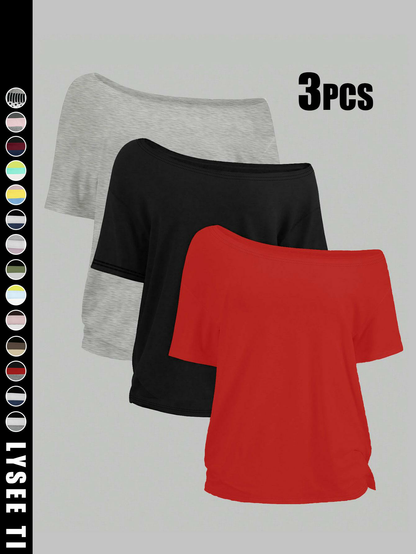 Women's Casual Loose Fit Basic T-Shirt