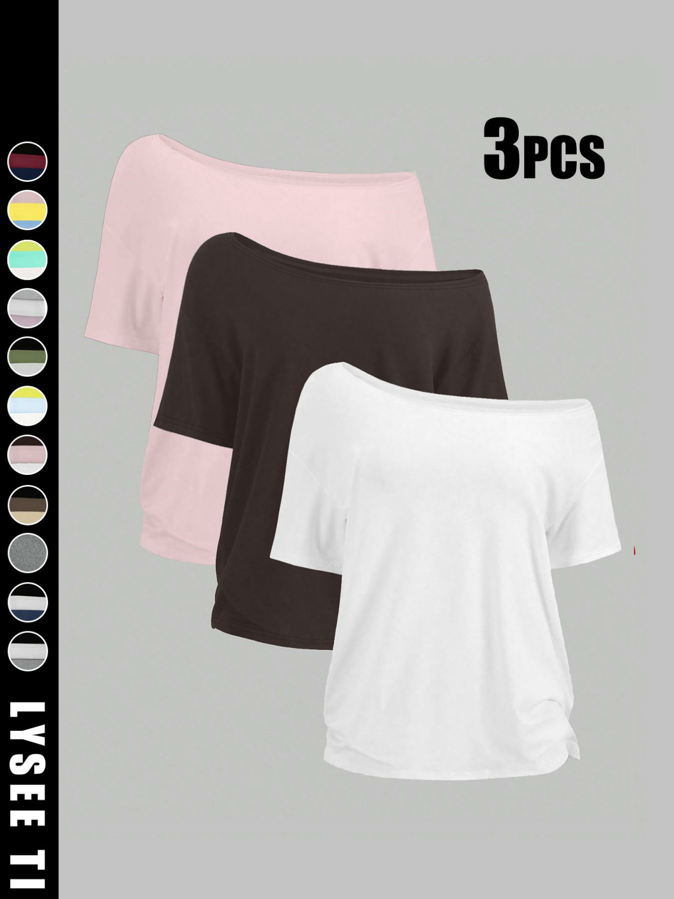 Women's Casual Loose Fit Basic T-Shirt
