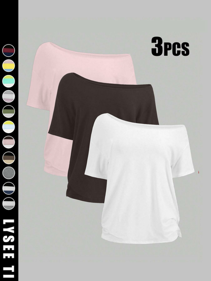 Women's Casual Loose Fit Basic T-Shirt