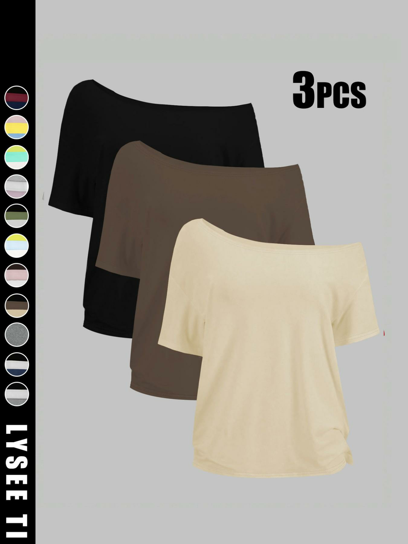 Women's Casual Loose Fit Basic T-Shirt