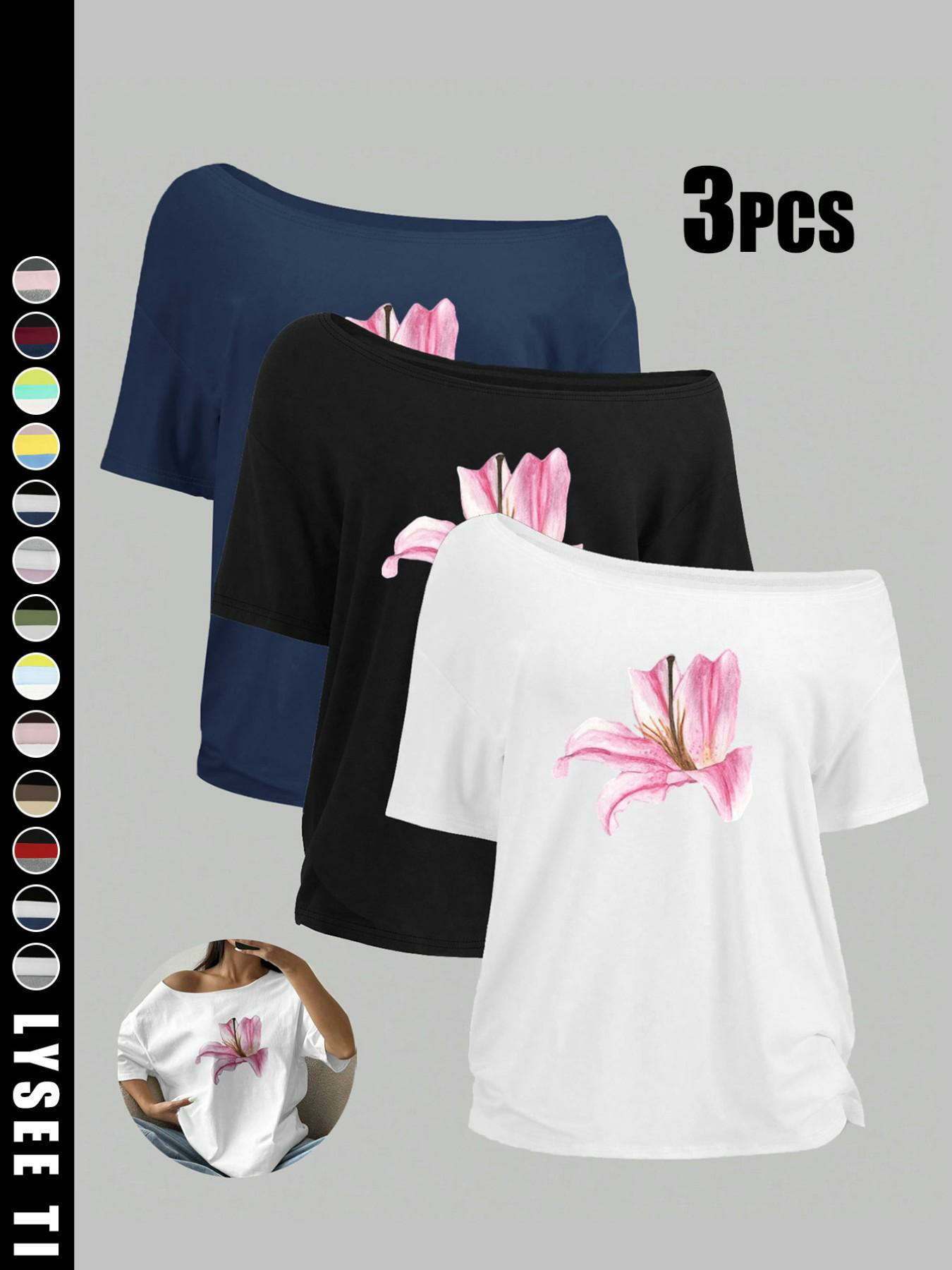 Women's Casual Loose Fit Basic T-Shirt