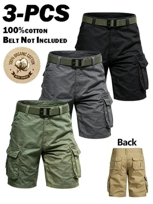 Men's 6-Pack Tactical Cargo Shorts