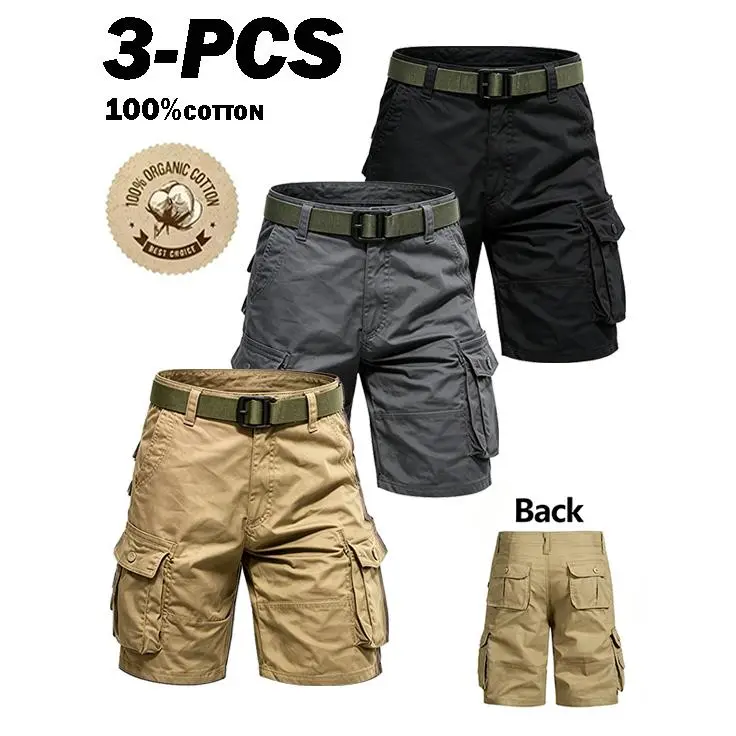 Men's 6-Pack Tactical Cargo Shorts
