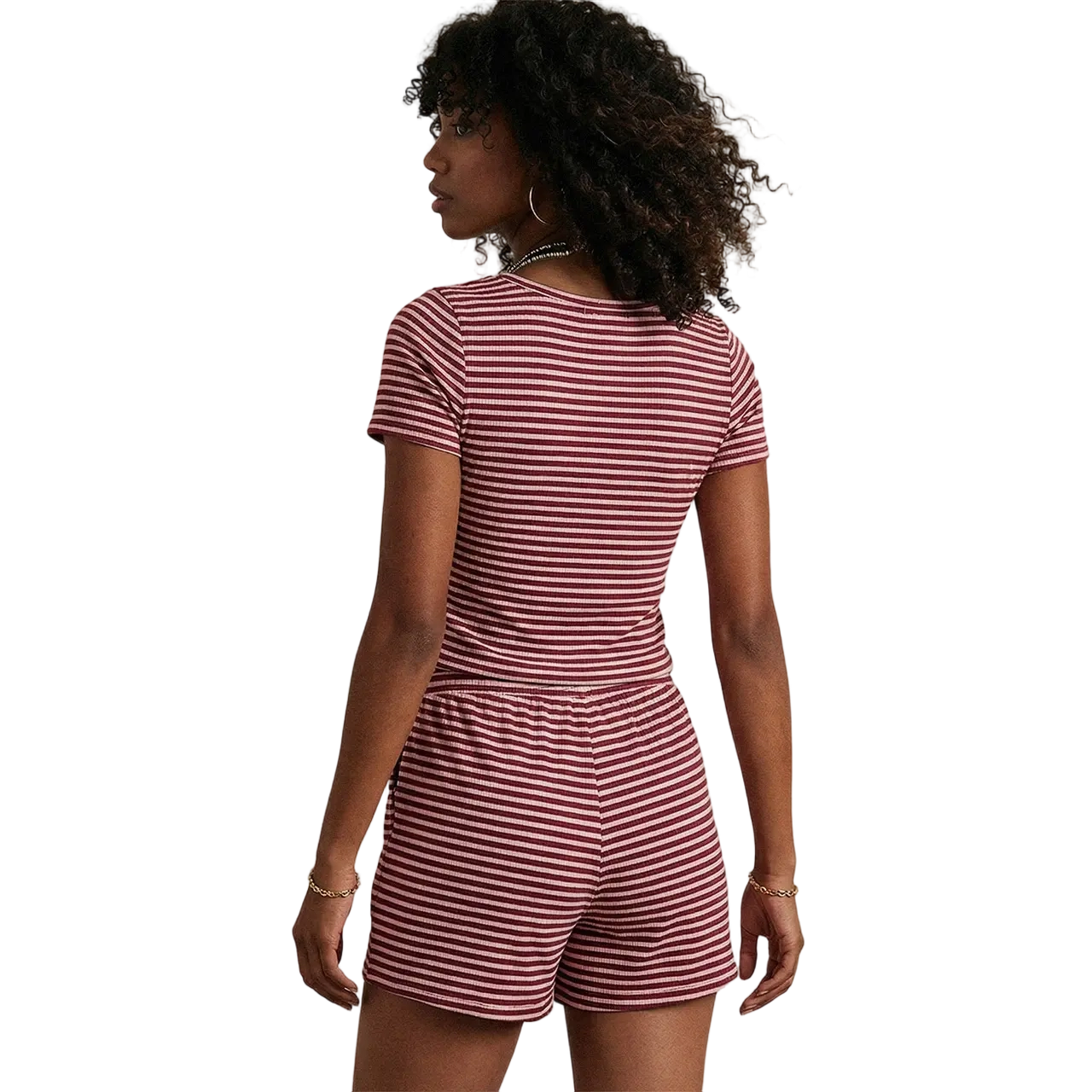 Women's Striped 2 Piece Set