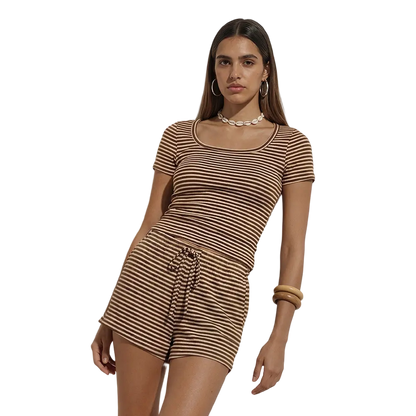 Women's Striped 2 Piece Set