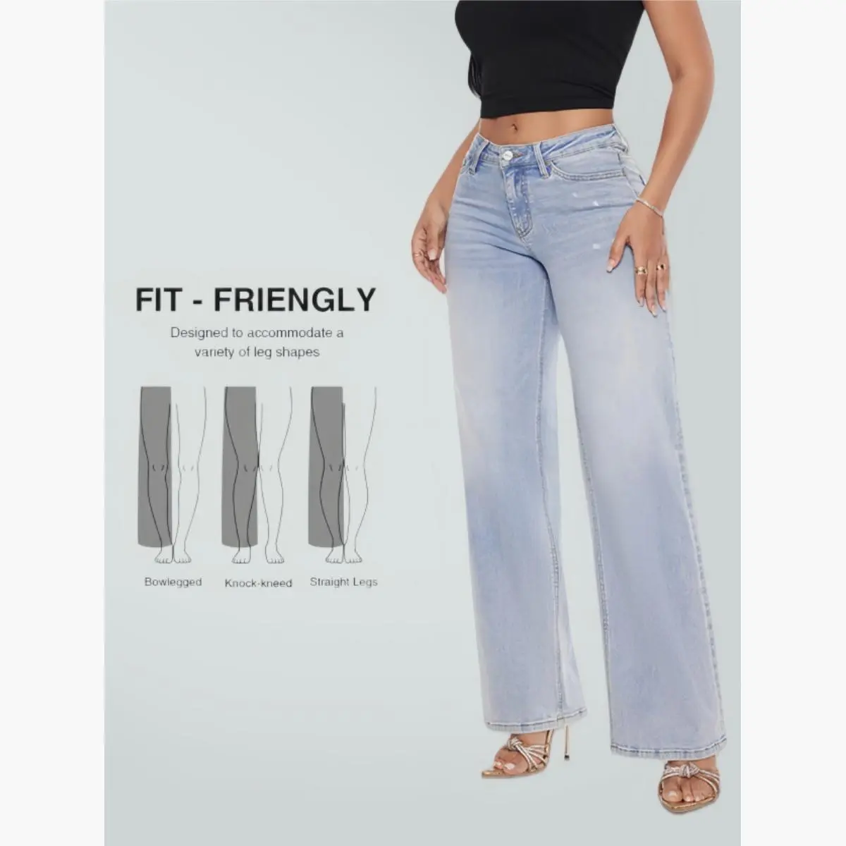 Women's Plus Size Baggy Jeans