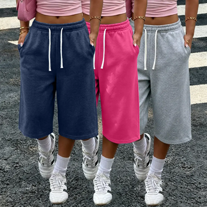 Women’s 3-Pack Wide Leg Lounge Pants with Pockets