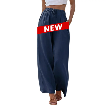 ✨ Women's Cotton Linen Palazzo Pants