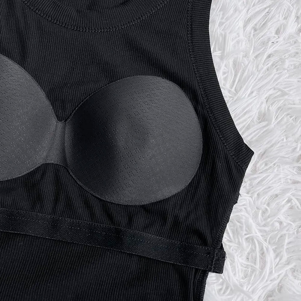 Women Built-in Bra Tank Tops